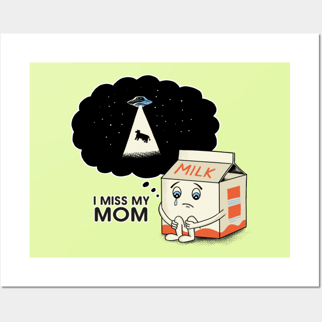 I miss mom Wall Art by coffeeman